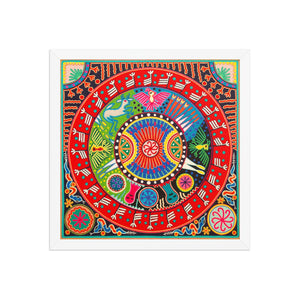 Huichol Yarn Painting Print • L - 290 - Huichol Arts