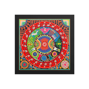Huichol Yarn Painting Print • L - 290 - Huichol Arts