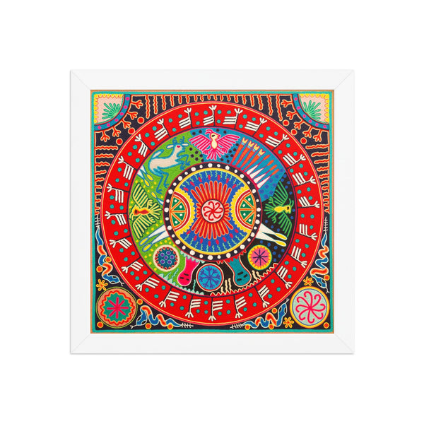 Huichol Yarn Painting Print • L - 290 - Huichol Arts