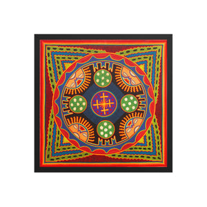 Huichol Yarn Painting Print • L - 291 - Huichol Arts
