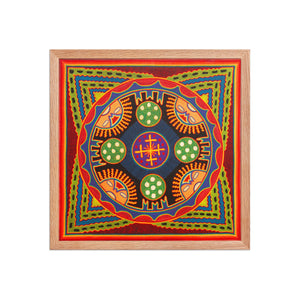 Huichol Yarn Painting Print • L - 291 - Huichol Arts