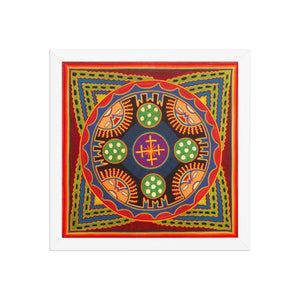Huichol Yarn Painting Print • L - 291 - Huichol Arts