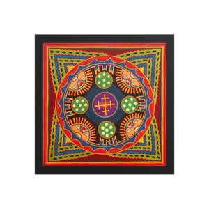 Huichol Yarn Painting Print • L - 291 - Huichol Arts