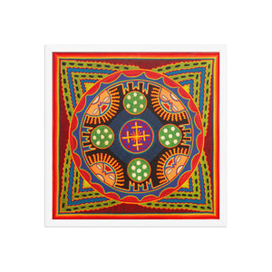 Huichol Yarn Painting Print • L - 291 - Huichol Arts