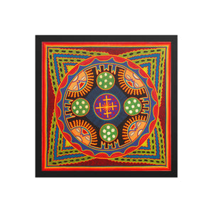 Huichol Yarn Painting Print • L - 291 - Huichol Arts