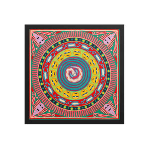 Huichol Yarn Painting Print • L - 294 - Huichol Arts