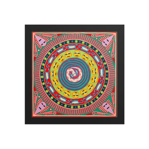 Huichol Yarn Painting Print • L - 294 - Huichol Arts