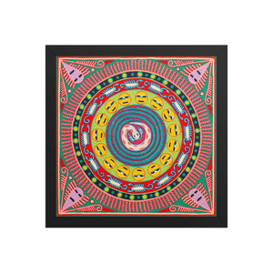 Huichol Yarn Painting Print • L - 294 - Huichol Arts