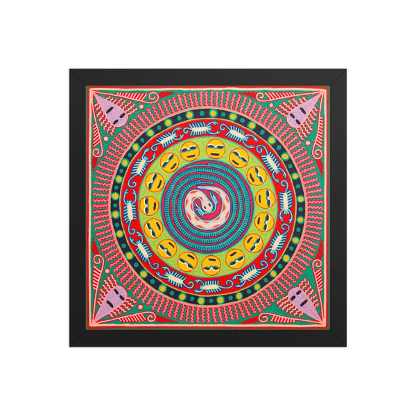 Huichol Yarn Painting Print • L - 294 - Huichol Arts