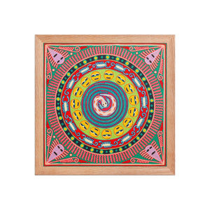 Huichol Yarn Painting Print • L - 294 - Huichol Arts