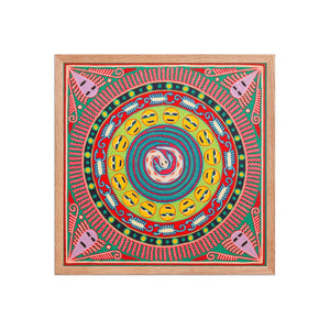 Huichol Yarn Painting Print • L - 294 - Huichol Arts
