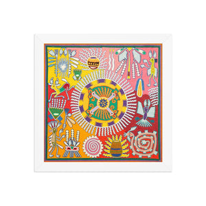 Huichol Yarn Painting Print • L - 295 - Huichol Arts