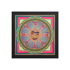 Huichol Yarn Painting Print • l - 296 - Huichol Arts