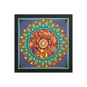 Huichol Yarn Painting Print • L - 297 - Huichol Arts