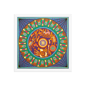 Huichol Yarn Painting Print • L - 297 - Huichol Arts