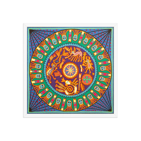 Huichol Yarn Painting Print • L - 297 - Huichol Arts