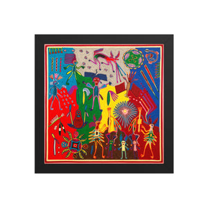 Huichol Yarn Painting Print • L - 309 - Huichol Arts