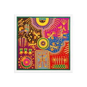 Huichol Yarn Painting Print • L - 311 - Huichol Arts