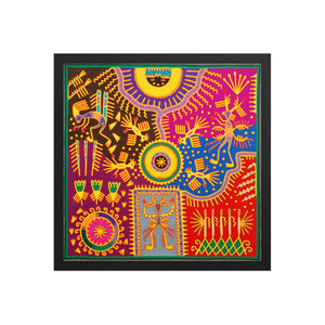 Huichol Yarn Painting Print • L - 311 - Huichol Arts