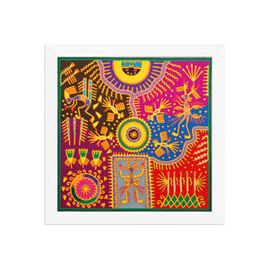 Huichol Yarn Painting Print • L - 311 - Huichol Arts