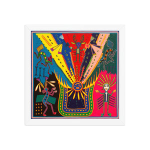 Huichol Yarn Painting Print • L - 315 - Huichol Arts