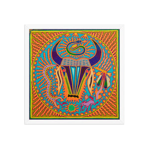 Huichol Yarn Painting Print • L - 322 - Huichol Arts