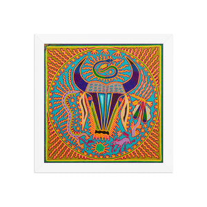 Huichol Yarn Painting Print • L - 322 - Huichol Arts