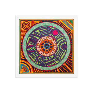 Huichol Yarn Painting Print • L - 328 - Huichol Arts