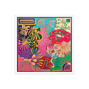 Huichol Yarn Painting Print • L - 331 - Huichol Arts