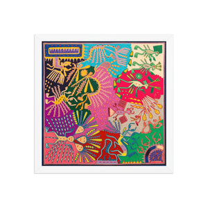 Huichol Yarn Painting Print • L - 331 - Huichol Arts