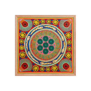 Huichol Yarn Painting Print • L - 332 - Huichol Arts