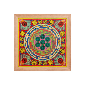 Huichol Yarn Painting Print • L - 332 - Huichol Arts