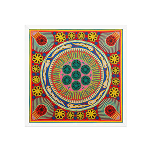 Huichol Yarn Painting Print • L - 332 - Huichol Arts