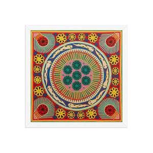 Huichol Yarn Painting Print • L - 332 - Huichol Arts