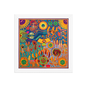 Huichol Yarn Painting Print • L - 335 - Huichol Arts