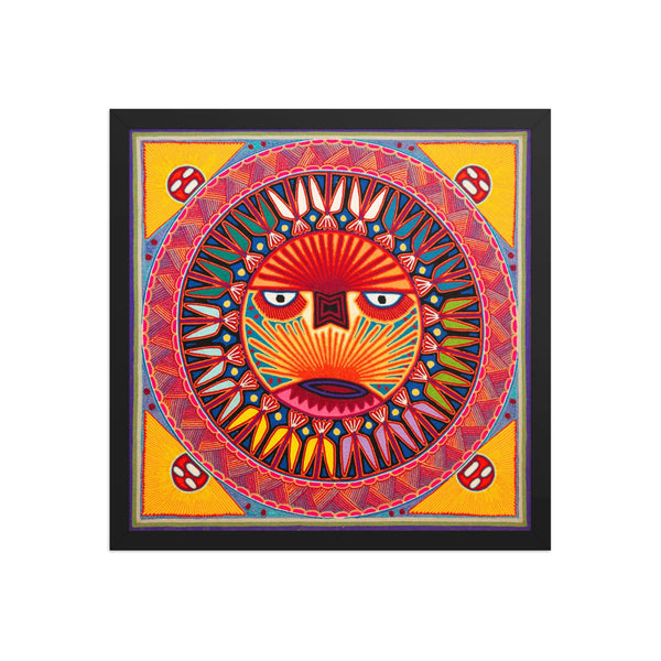 Huichol Yarn Painting Print • L - 340 - Huichol Arts