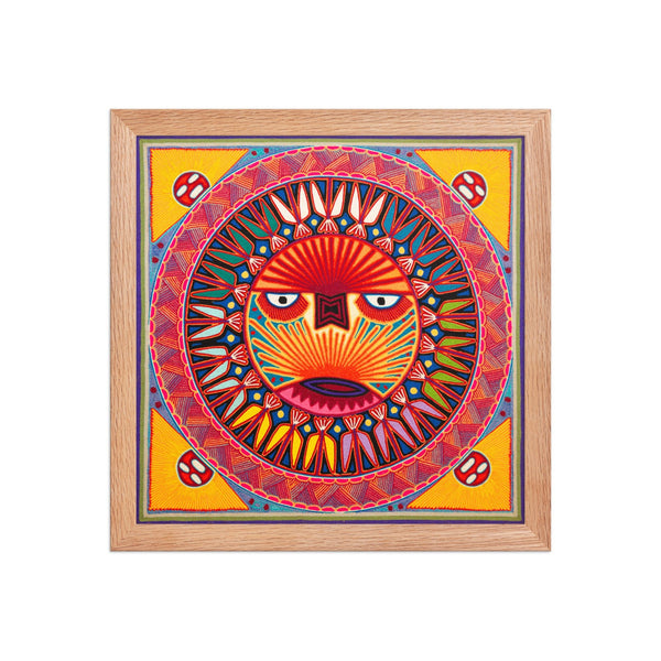Huichol Yarn Painting Print • L - 340 - Huichol Arts