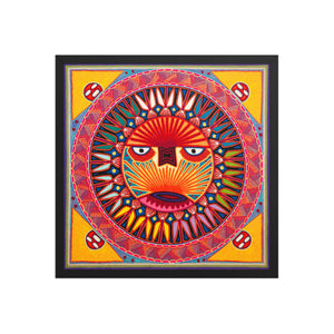 Huichol Yarn Painting Print • L - 340 - Huichol Arts