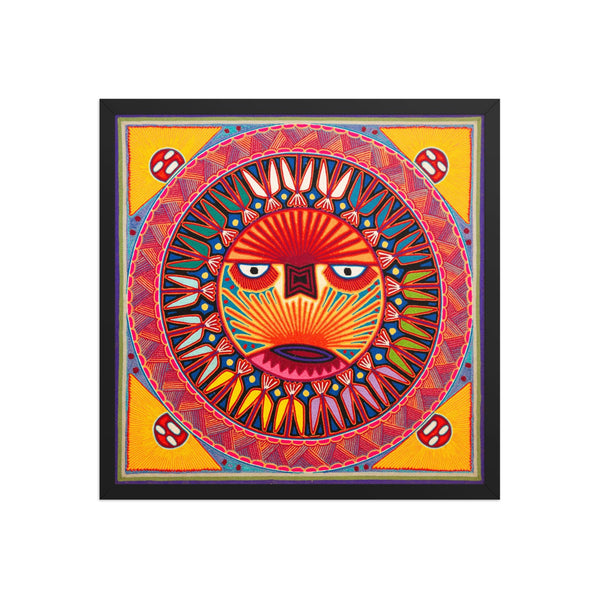 Huichol Yarn Painting Print • L - 340 - Huichol Arts