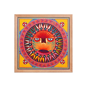Huichol Yarn Painting Print • L - 340 - Huichol Arts