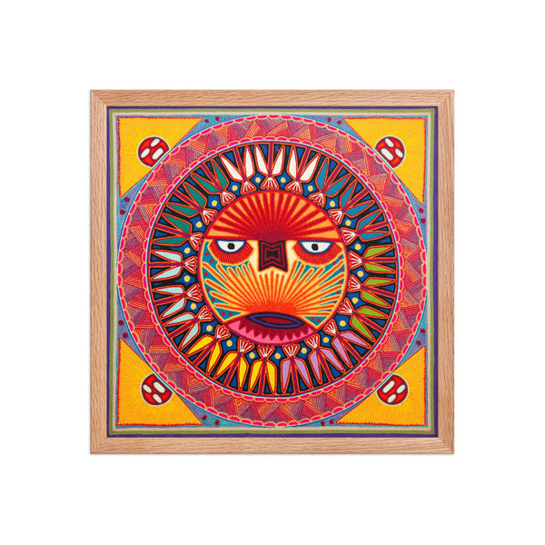 Huichol Yarn Painting Print • L - 340 - Huichol Arts