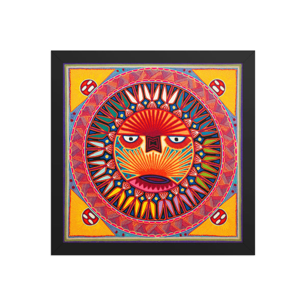 Huichol Yarn Painting Print • L - 340 - Huichol Arts