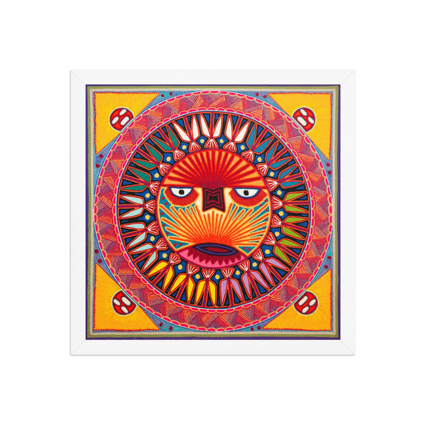 Huichol Yarn Painting Print • L - 340 - Huichol Arts