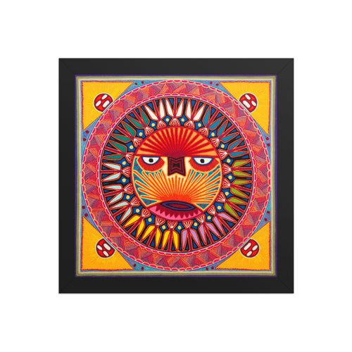 Huichol Yarn Painting Print • L - 340 - Huichol Arts