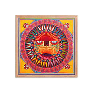 Huichol Yarn Painting Print • L - 340 - Huichol Arts
