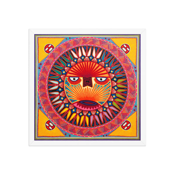Huichol Yarn Painting Print • L - 340 - Huichol Arts