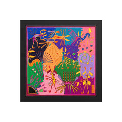 Huichol Yarn Painting Print • L - 342 - Huichol Arts