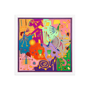 Huichol Yarn Painting Print • L - 343 - Huichol Arts