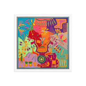 Huichol Yarn Painting Print • L - 347 - Huichol Arts