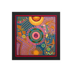 Huichol Yarn Painting Print • L - 349 - Huichol Arts